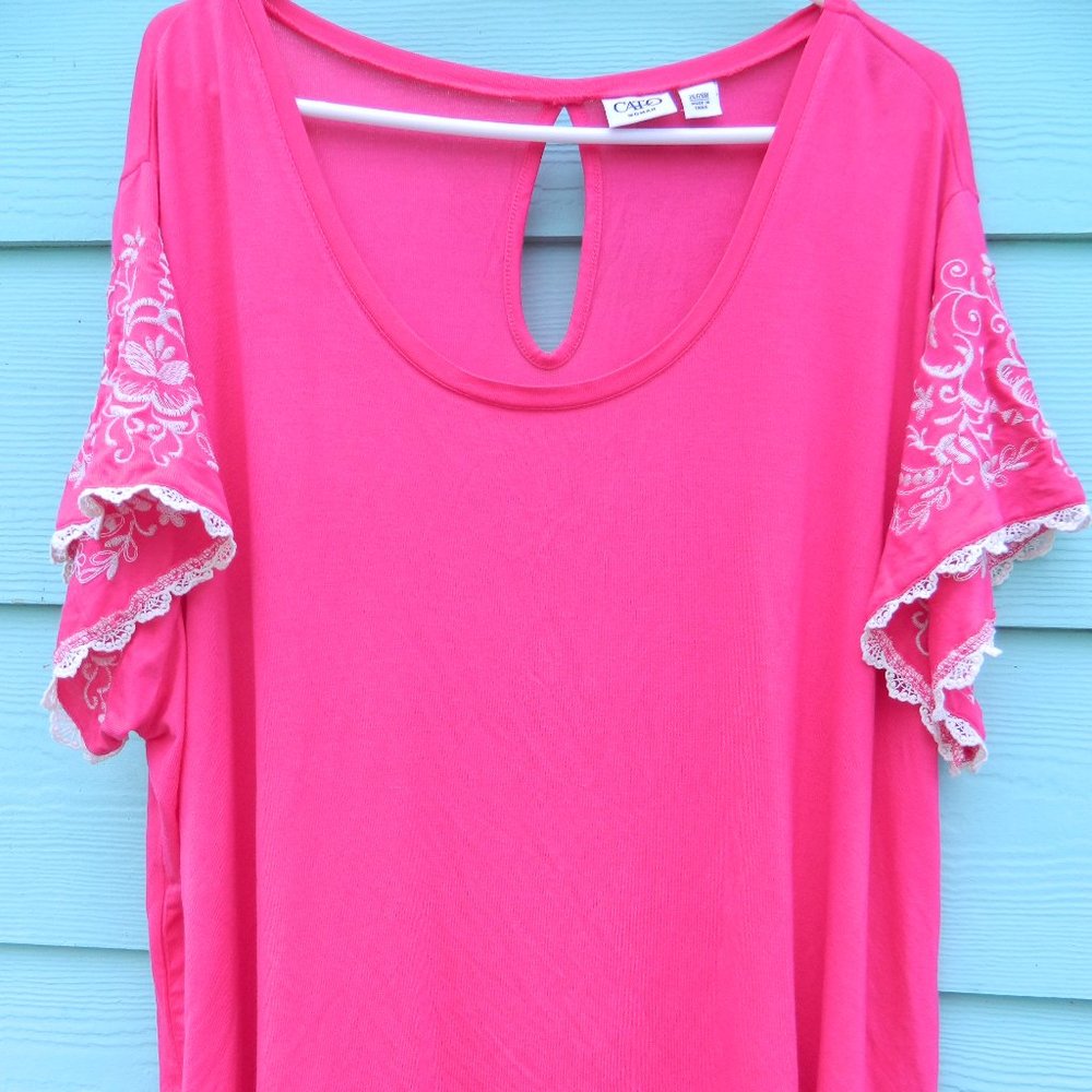 3/$20 Cato pink top